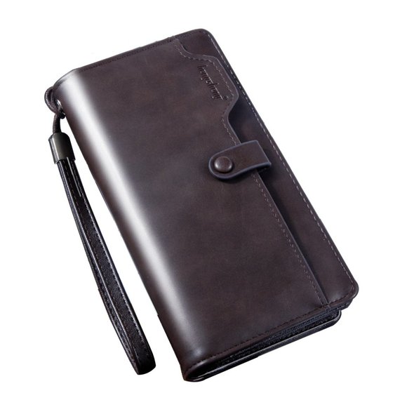 Other - ✨✨BRAND NEW Mens Casual Thin Long Wallet Cash Clip with Zipper Bag